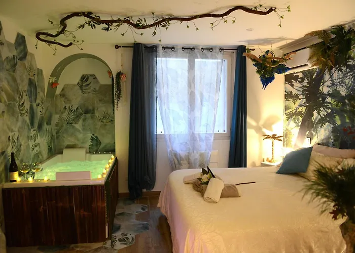 Jungle Spa - Cocon Romantique Et Tropical Avec Jacuzzi Prive !