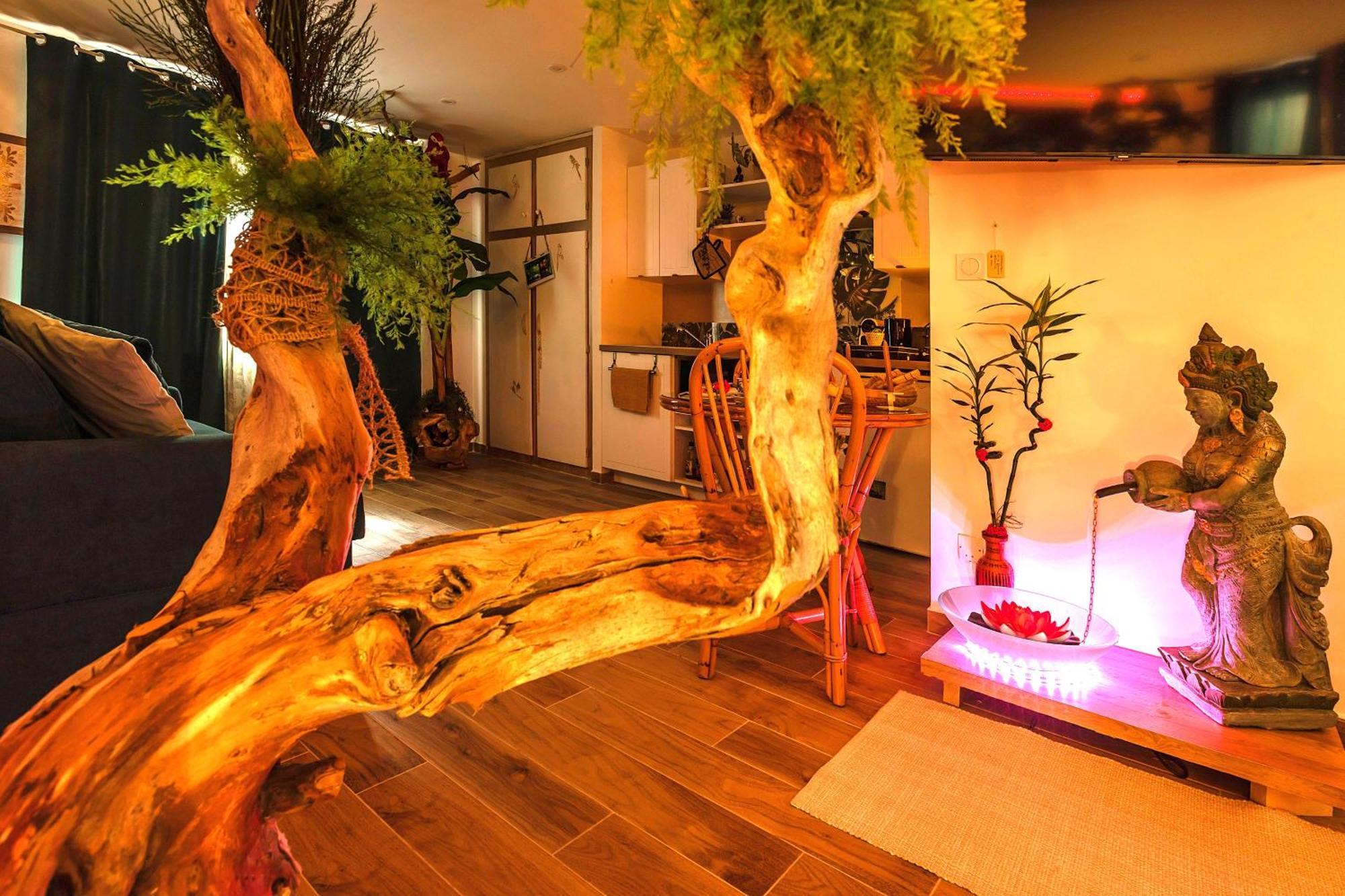 Jungle - Cocon Romantique Et Tropical Avec Jacuzzi Prive ! Appartement *
